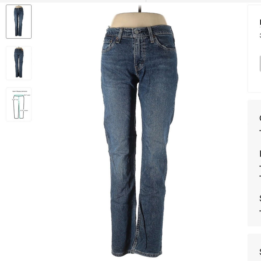 Levi Strauss Signature 511 jeans, size 31